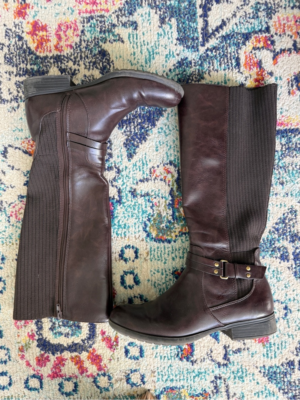 Naturalizer Women's Dark Brown Over-the-Knee Riding Boots